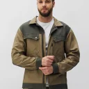 Куртка Канзас (тк.100% хлопок), бежевый/хаки