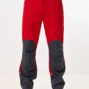 Брюки Корнет (100% хлопок), красный/серый