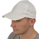 Бейсболка белая