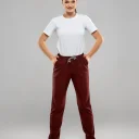 Брюки женские "Актив" бордовые, тк.Стрейч, 220