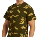 Футболка кмф "Граница" хаки