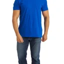 Футболка васильковая