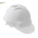 Каска защитная ЕЛАНПЛАСТ ЕВРОПА белая (ленточное оголовье)