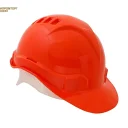 Каска защитная ЕЛАНПЛАСТ ЕВРОПА оранжевая (ленточное оголовье)