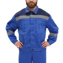 Костюм рабочий "Легион" василек/т.синий