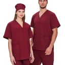 Костюм Хирургический (универсальный) бордовый