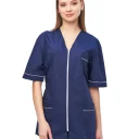 Костюм женский "Глория" т-синий с белым