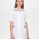 Костюм женский "Сфера" белый с лиловым СКИДКА 20%