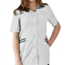 Костюм женский "Сфера" белый с т-зеленым* СКИДКА 40%