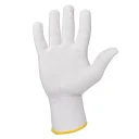 Перчатки бесшовные из полиэстера Jeta Safety JS011p белые