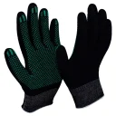 Перчатки нейлоновые с ПВХ "Стандарт" черные