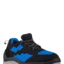 Полуботинки ВЕКТОР ПУ/ТПУ, мет.подносок, текстиль, цвет: черный/василек УЦЕНКА