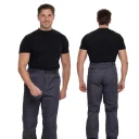 Брюки мужские "Люкс" серые модернизированного покроя с усиленными карманами