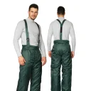 Брюки мужские утеплённые "Мастер" зелёные