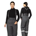 Брюки женские утеплённые "Профессионал" тёмно-серые