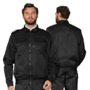 Костюм мужской "Альфа" чёрный (куртка и брюки) для охранников