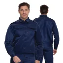 Костюм мужской "Альфа" синий (куртка и брюки) для охранников