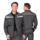 Костюм мужской "Профессионал 1" тёмно-серый/светло-серый (куртка и брюки)