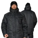 Костюм мужской утеплённый "Викинг" чёрный (куртка и брюки)