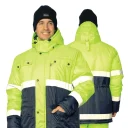 Костюм утеплённый "Спектр 2" лимонный/синий (куртка и полукомбинезон)