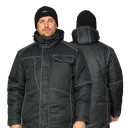 Куртка мужская утеплённая "Викинг" чёрная