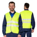 Жилет сигнальный "Спектр Лайт 1" лимонный с застёжкой на контактной ленте