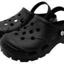 Сабо ЭВА (ЖАНЕТТ) мужские, с ремешком и перфорацией, черные