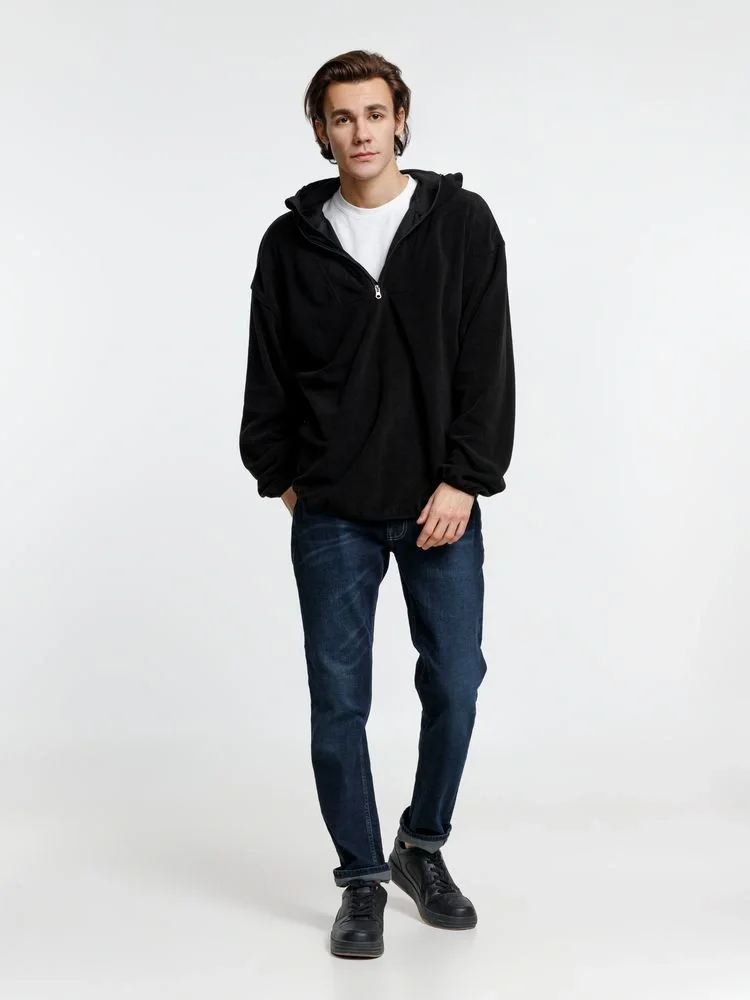 Анорак флисовый унисекс Fliska, черный - фото 10