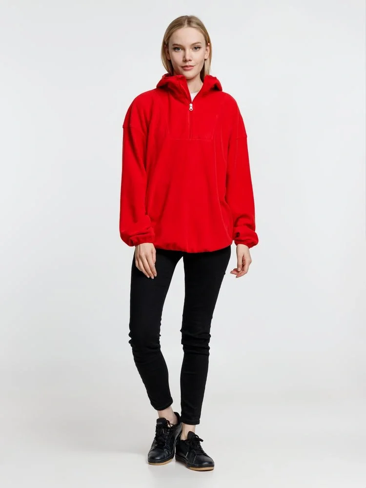 Анорак флисовый унисекс Fliska, красный - фото 10