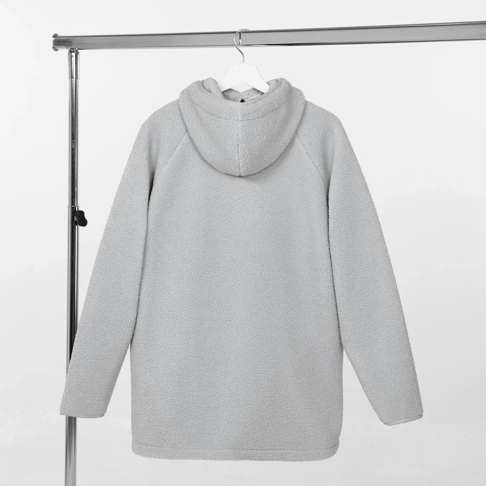 Анорак унисекс Oblako, светло-серый - фото 2