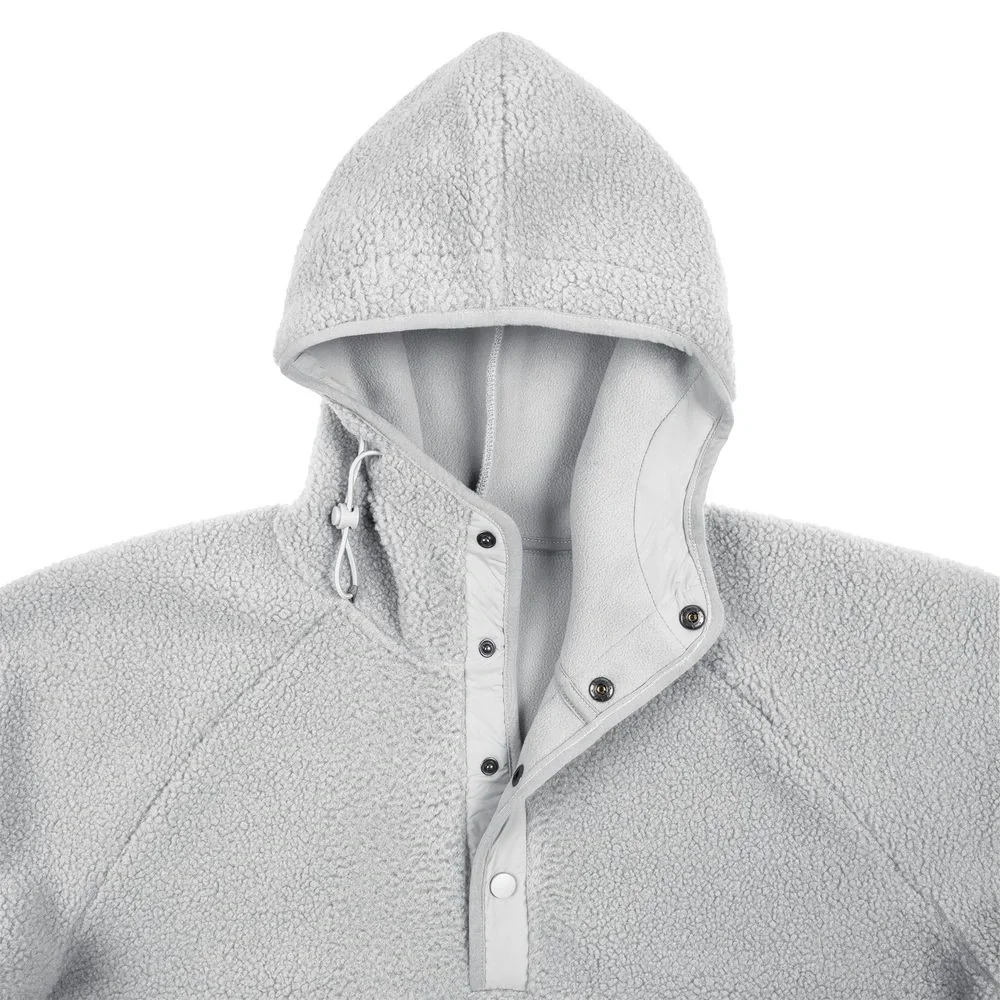 Анорак унисекс Oblako, светло-серый - фото 5