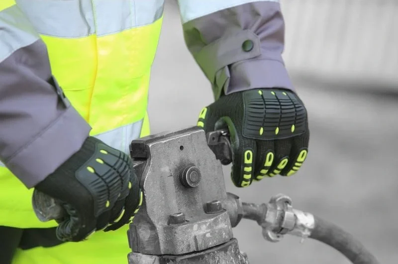 Перчатки антивибрационные трикотажные бесшовные NYSOS VV904 DeltaPlus р.11/XXL - фото 6