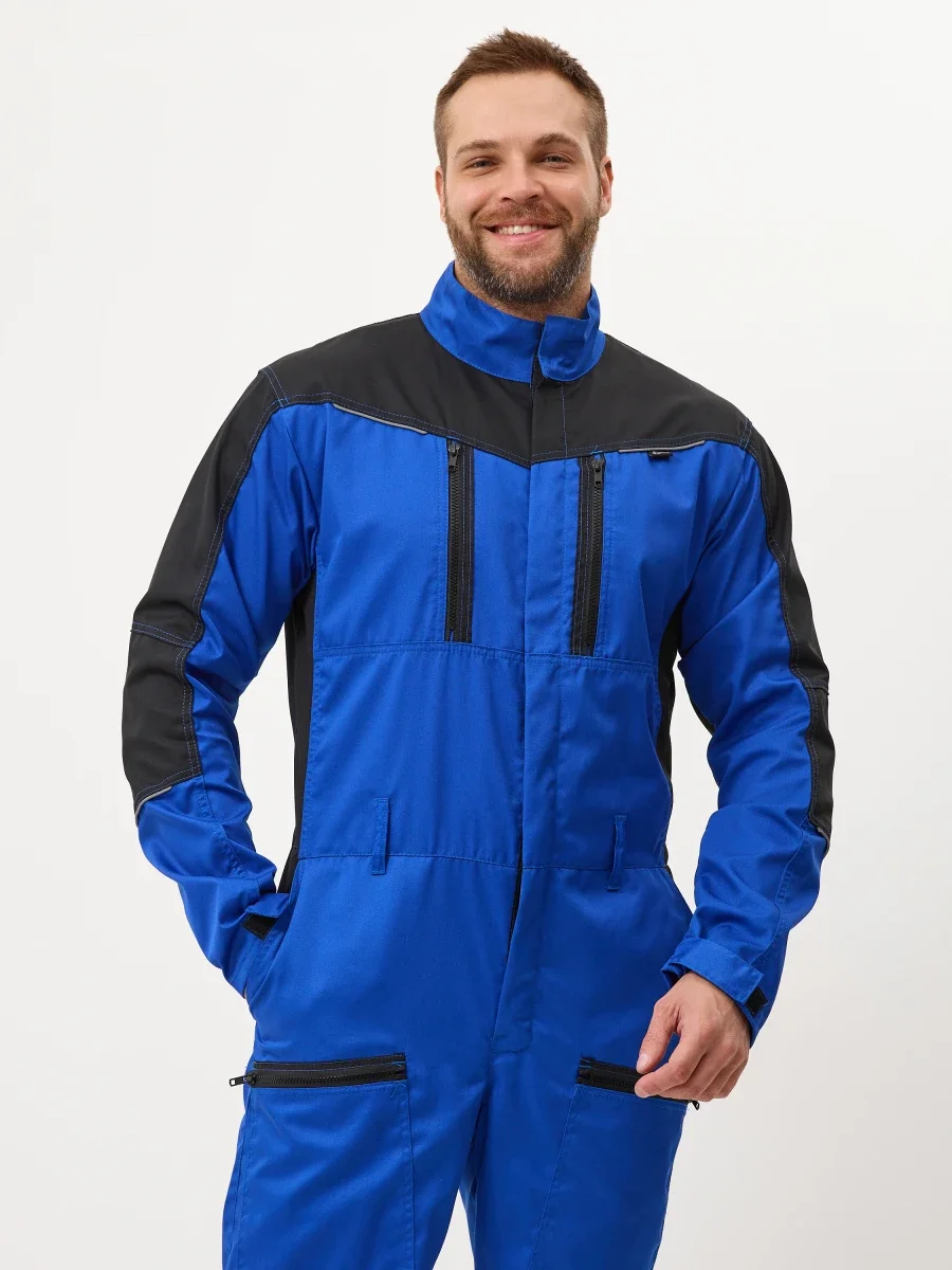 Комбинезон Орион (тк.35% хлопок, 65% пэ), васильковый - фото 3