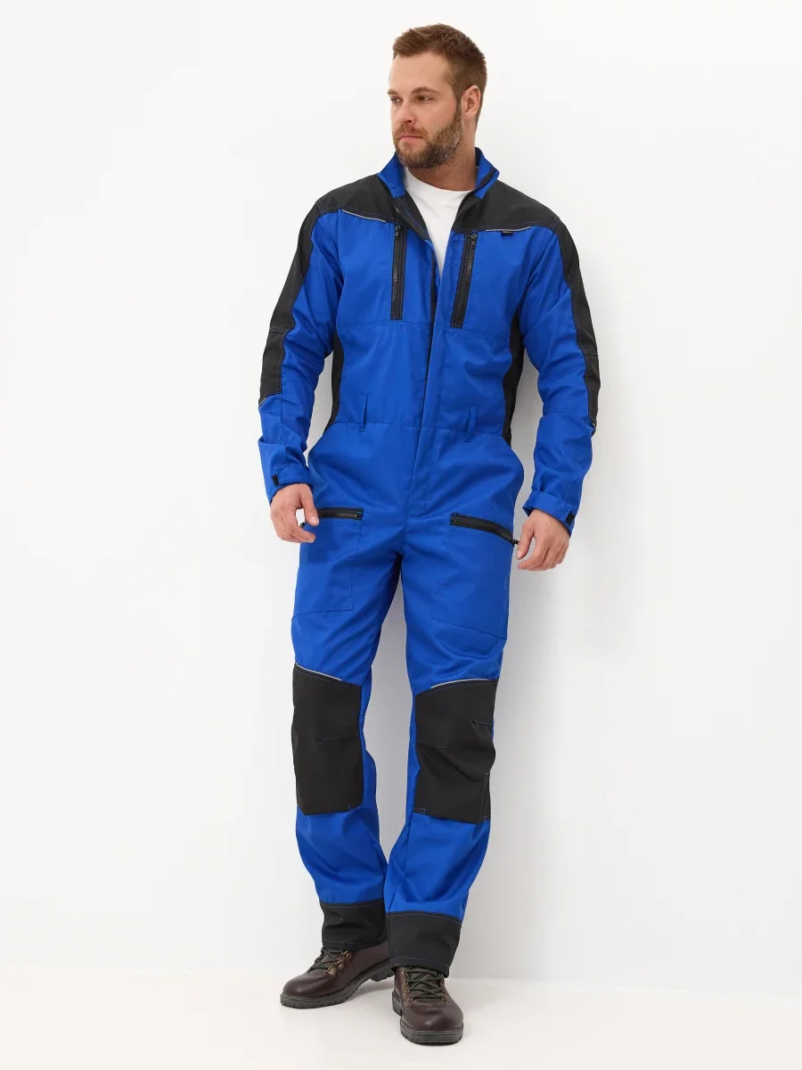 Комбинезон Орион (тк.35% хлопок, 65% пэ), васильковый - фото 4