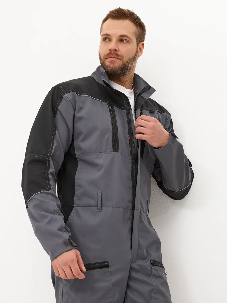 Комбинезон Орион (тк.35% хлопок, 65% пэ), серый - фото 3