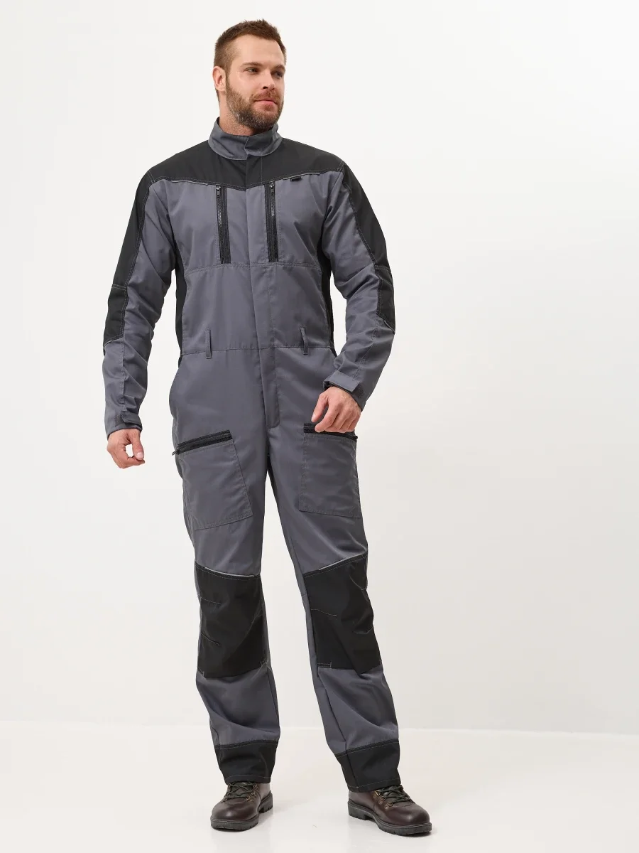 Комбинезон Орион (тк.35% хлопок, 65% пэ), серый - фото 4