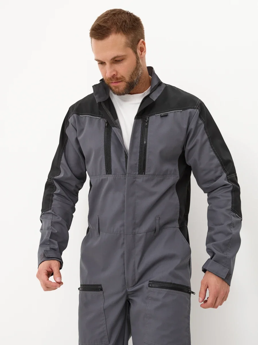 Комбинезон Орион (тк.35% хлопок, 65% пэ), серый - фото 6