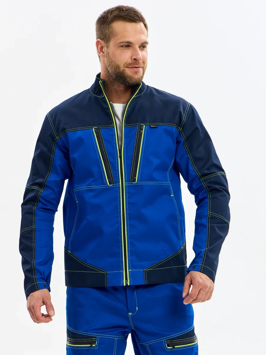 Куртка Волна-3 (35% хл.65% пэ), васильковый/синий - фото 8