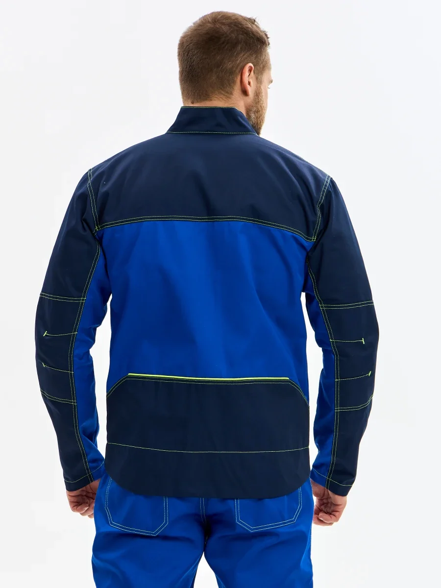 Куртка Волна-3 (35% хл.65% пэ), васильковый/синий - фото 9