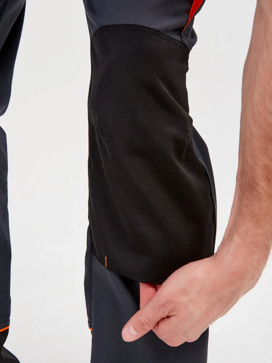 Брюки Босфор (тк.100% хлопок), серый/черный - фото 22