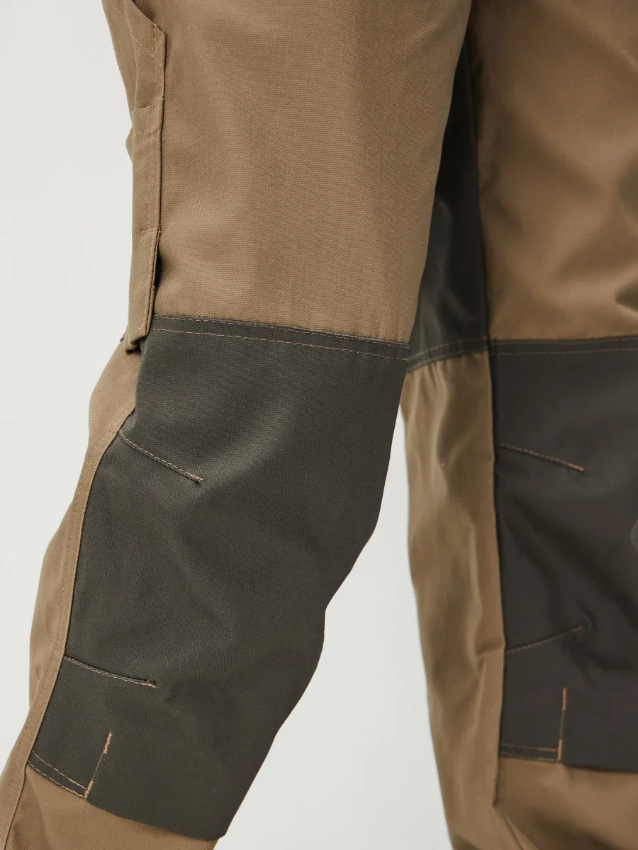 Брюки Канзас (тк.100% хлопок), бежевый/хаки - фото 9