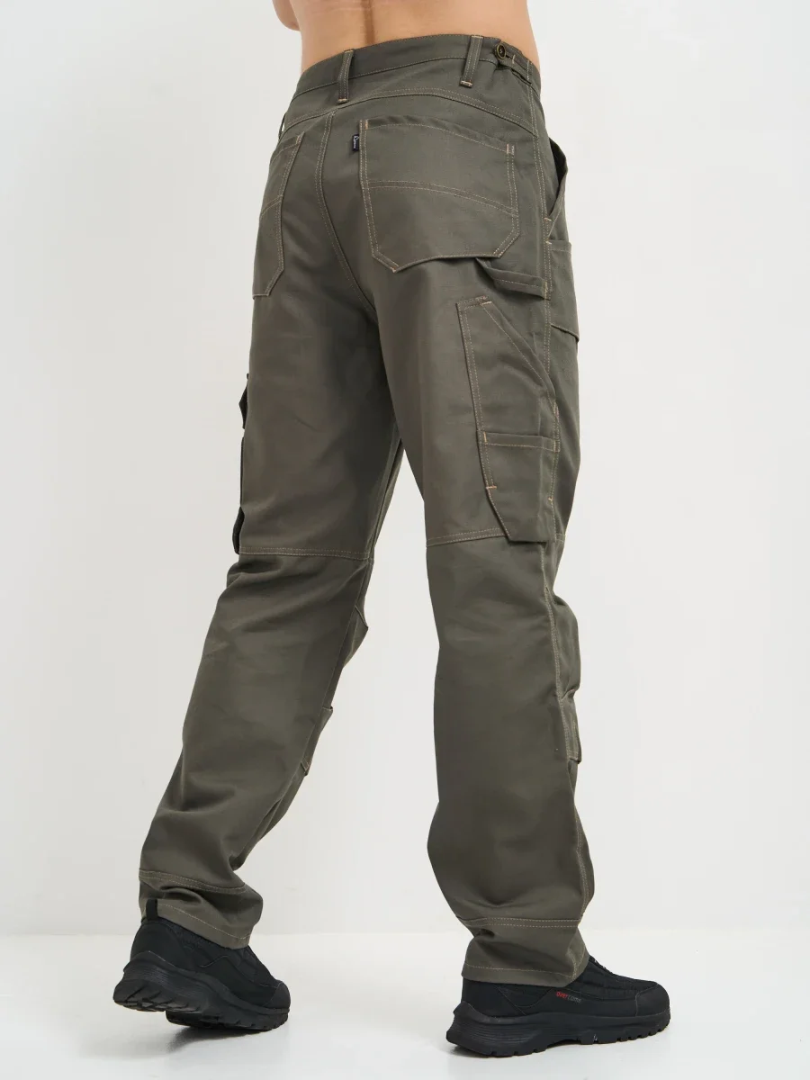 Брюки Канзас (тк.100% хлопок), хаки - фото 14