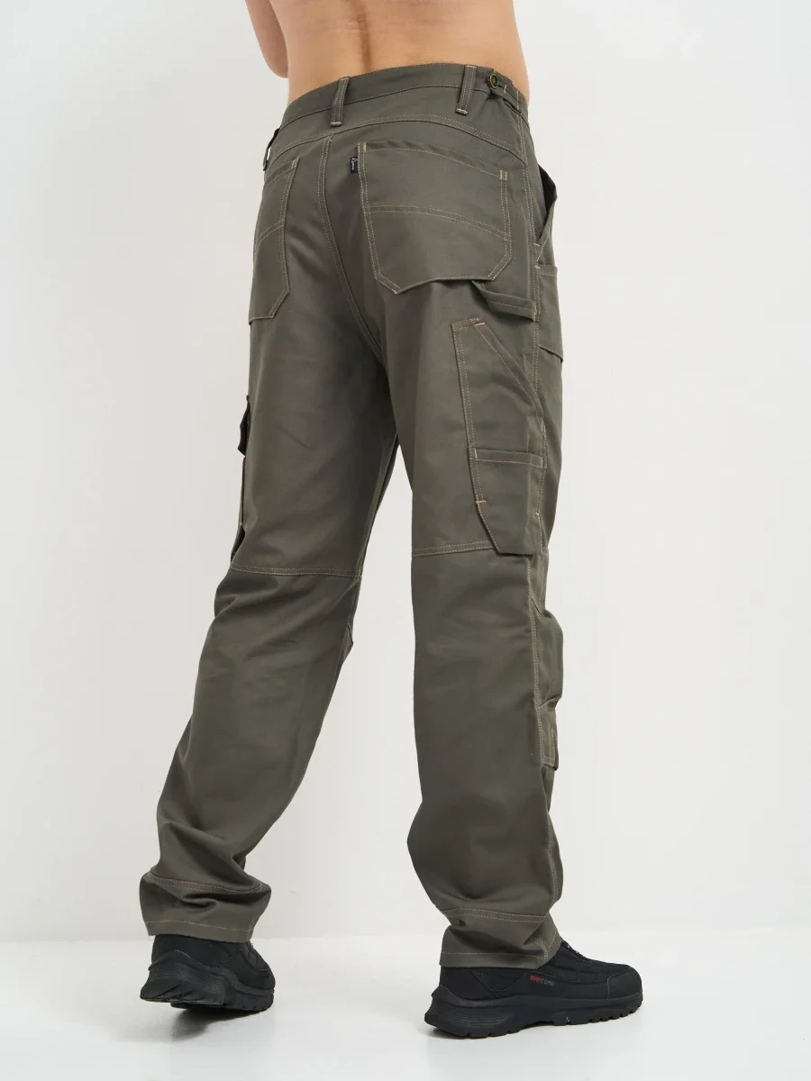 Брюки Канзас (тк.100% хлопок), хаки - фото 16