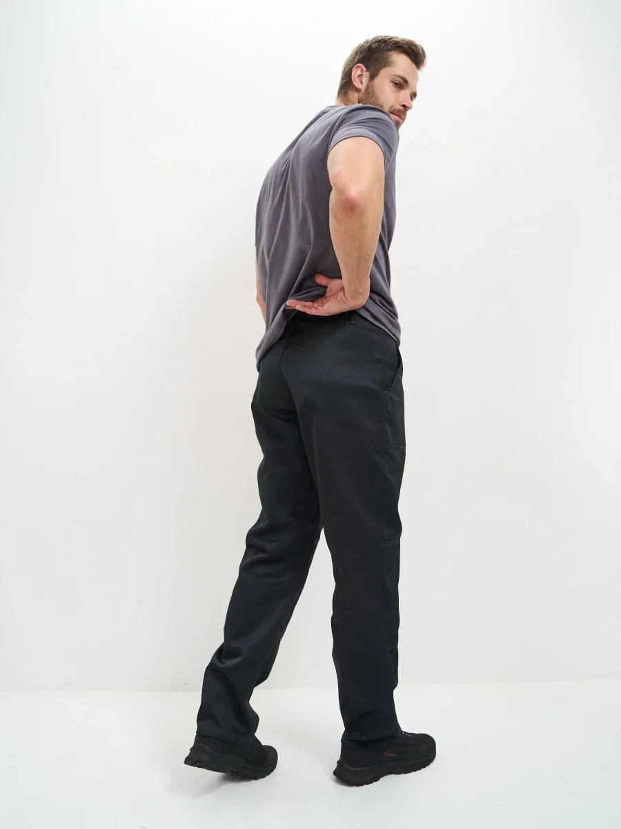 Брюки Балтика (тк.35% хлопок, 65% пэ), черные - фото 13