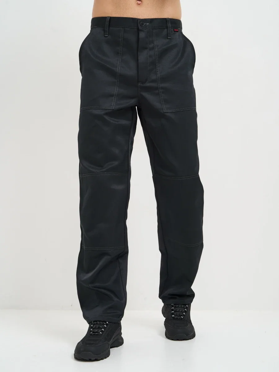 Брюки Балтика (тк.35% хлопок, 65% пэ), черные - фото 15