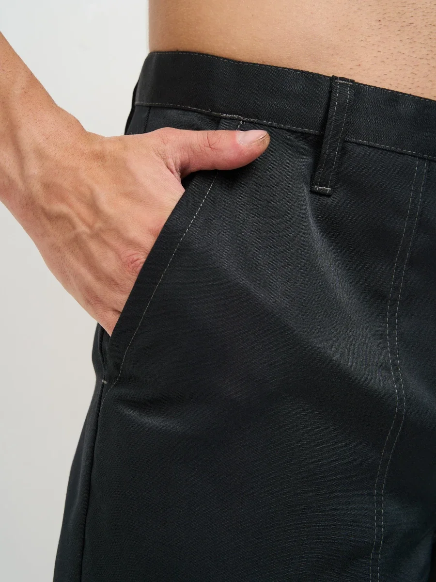 Брюки Балтика (тк.35% хлопок, 65% пэ), черные - фото 19