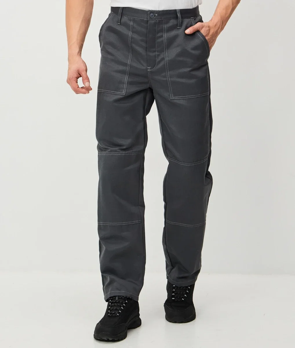 Брюки Балтика (тк.35% хлопок, 65% пэ), серые - фото 11