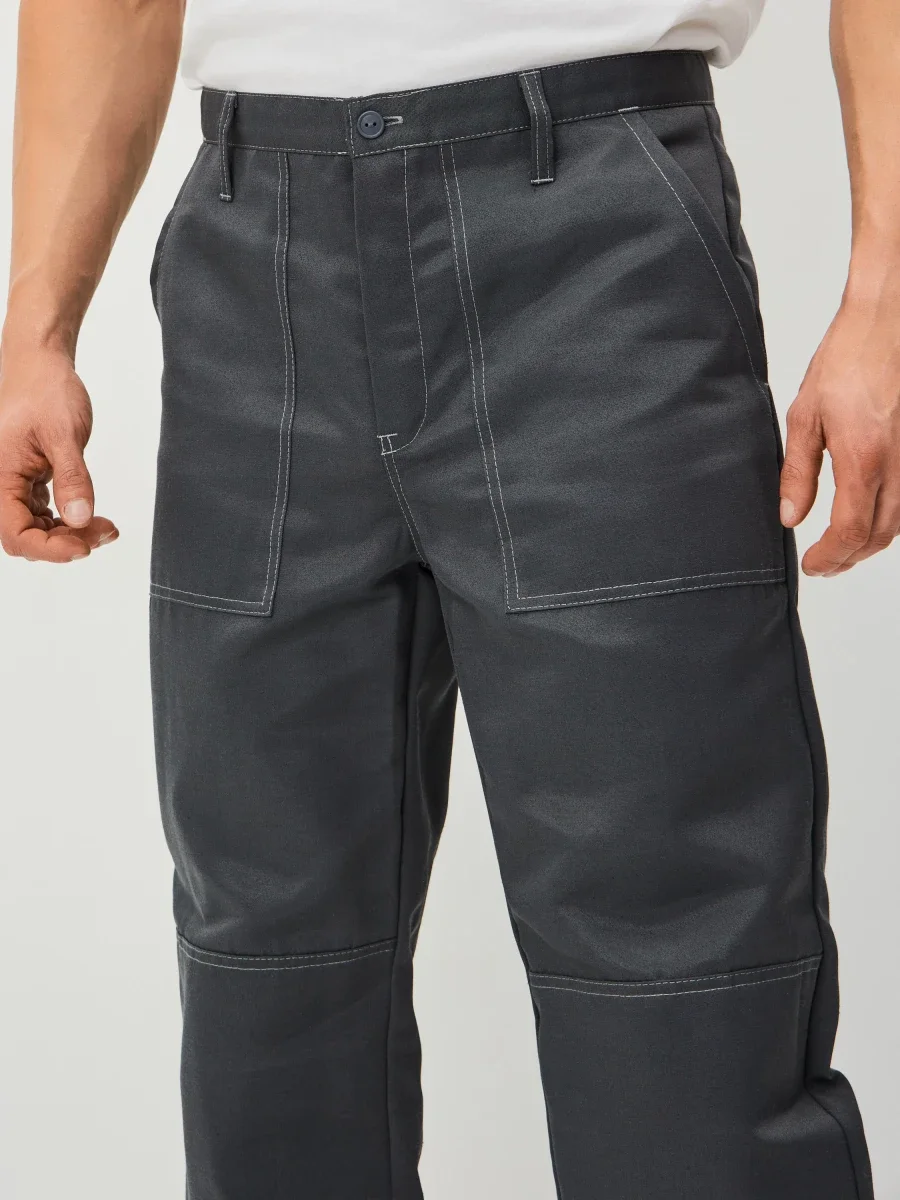 Брюки Балтика (тк.35% хлопок, 65% пэ), серые - фото 8