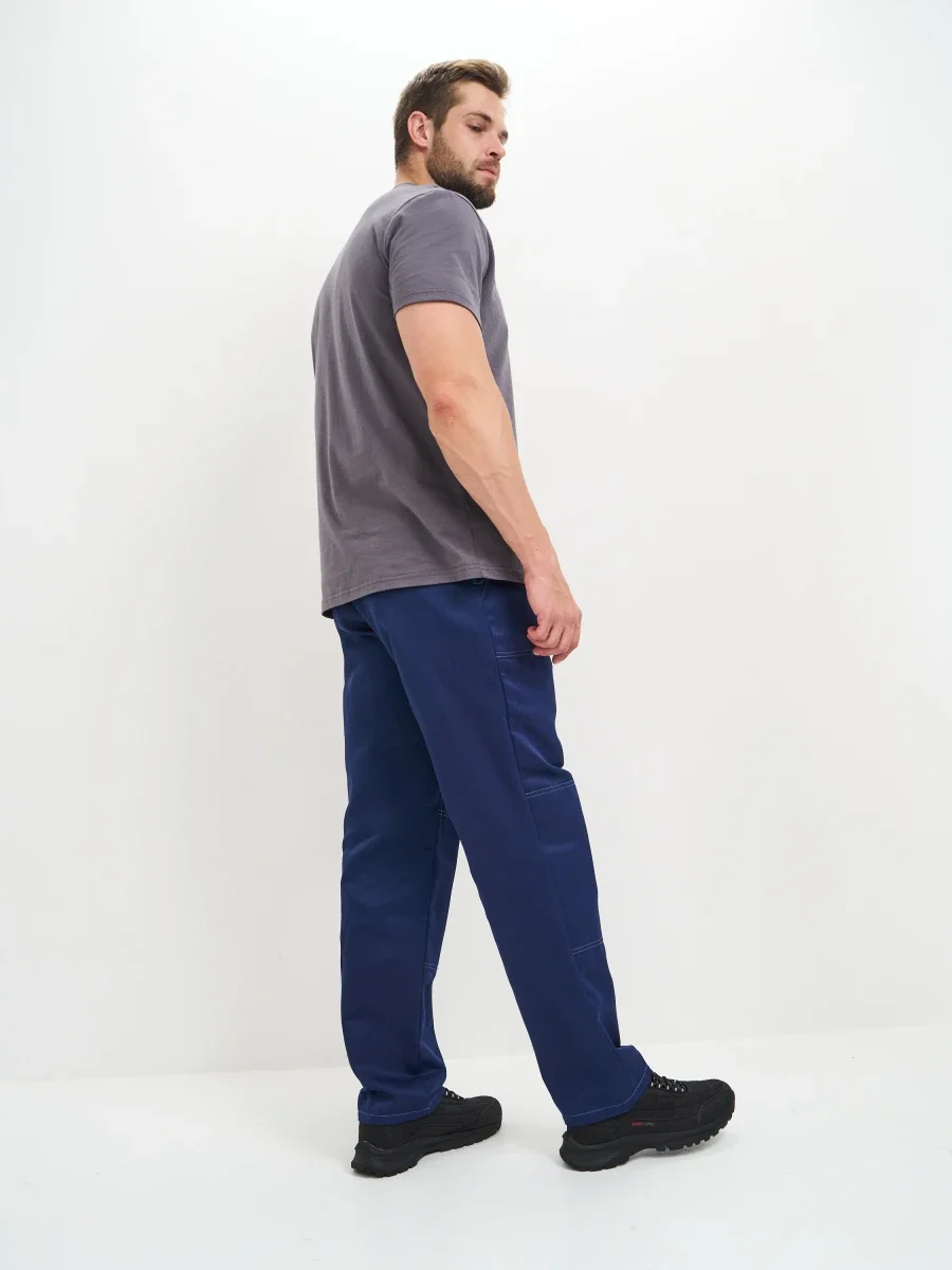Брюки Балтика (тк.35% хлопок, 65% пэ), синие - фото 12