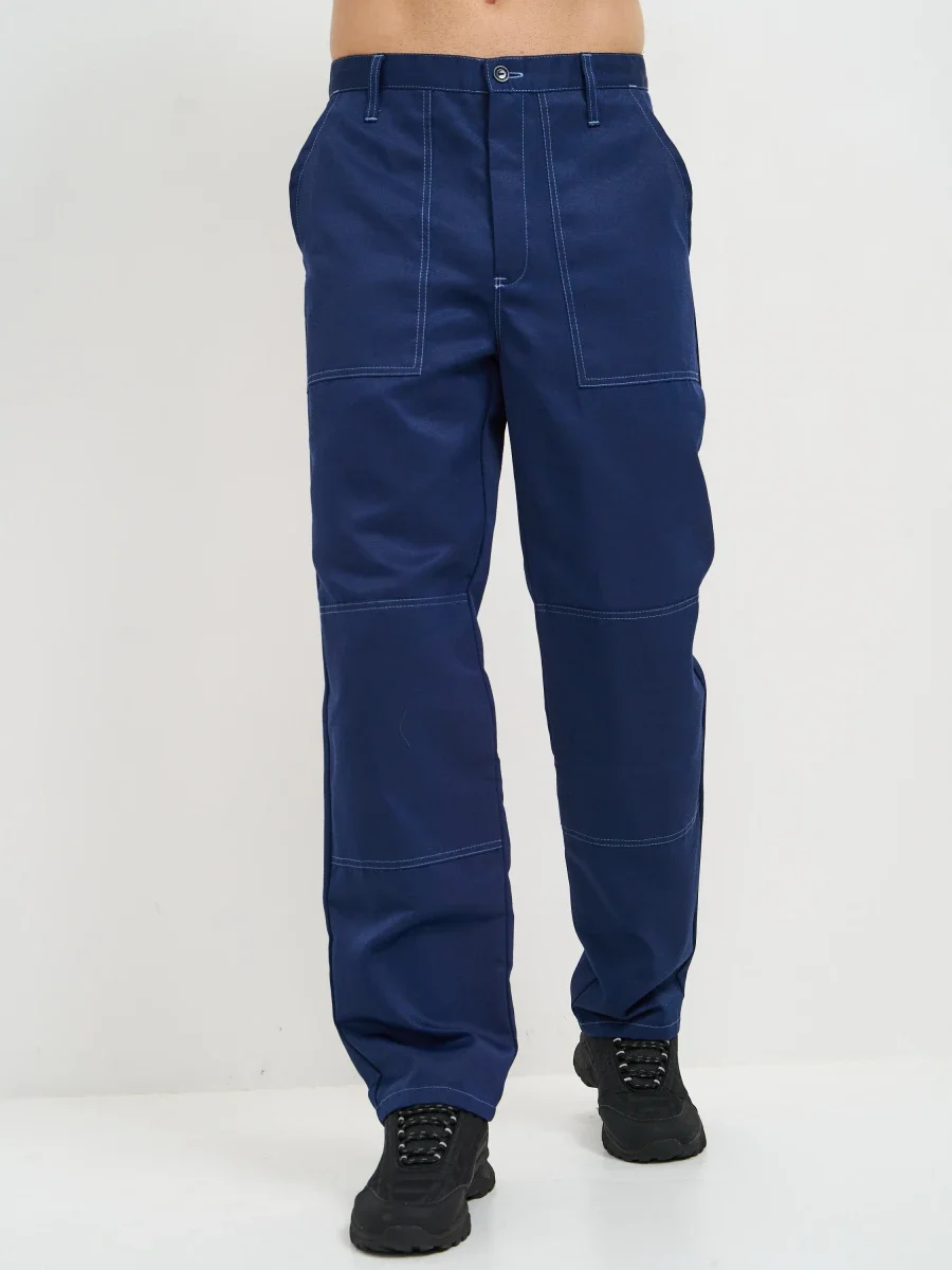 Брюки Балтика (тк.35% хлопок, 65% пэ), синие - фото 15